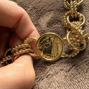 ✨ Monet Big Gold Chain Necklace – Statement Piece! ✨